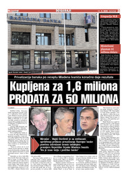 Kupljena za 1,6 miliona PRODATA ZA 50 MILIONA