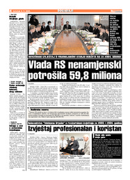 Vlada RS nenamjenski potrošila 59,8 miliona