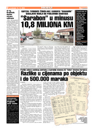 Sarabon u minusu 10,8 MILIONA KM