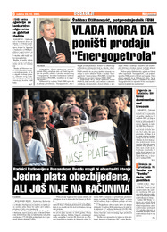 VLADA MORA DA poništi prodaju  Energopetrola