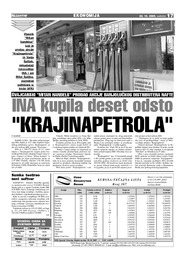 INA kupila deset odsto KRAJINAPETROLA