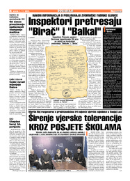 Inspektori pretresaju Birač i Balkal