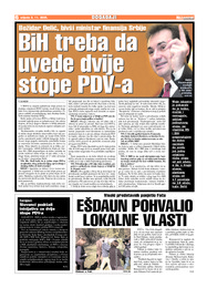 BiH treba da uvede dvije stope PDV-a