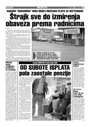 Štrajk sve do izmirenja obaveza prema radnicima