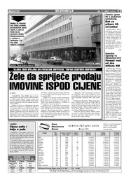 Žele da spriječe prodaju IMOVINE ISPOD CIJENE