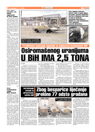 Osiromašenog uranijuma U BiH IMA 2,5 TONA