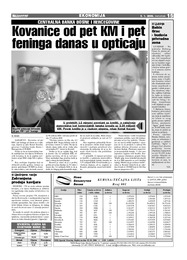 Kovanice od pet KM i pet  feninga danas u opticaju