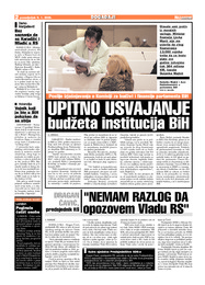 UPITNO USVAJANJE budžeta institucija BiH