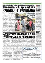 Generalni štrajk radnika ZRAKA 1. FEBRUARA