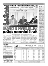 RADNICI U PONEDJELJAK počinju generalni štrajk