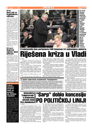 Riješena kriza u Vladi