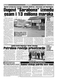 Dugovi Sarabona između osam i 13 miliona maraka