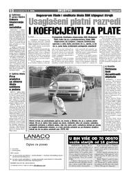 Usaglašeni platni razredi I KOEFICIJENTI ZA PLATE