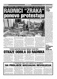 RADNICI ZRAKA ponovo protestuju