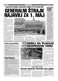 GENERALNI ŠTRAJK  NAJAVILI ZA 1. MAJ