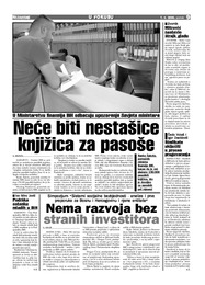 Neće biti nestašice knjižica za pasoše