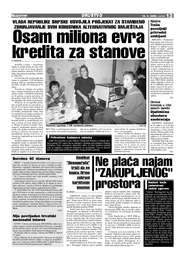 Ne plaća najam  ZAKUPLJENOG prostora