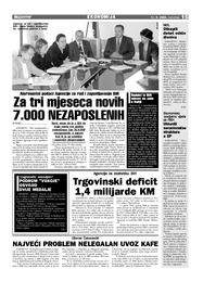 Za tri mjeseca novih  7.000 NEZAPOSLENIH