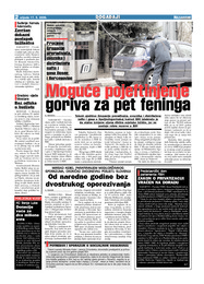 Moguće pojeftinjenje goriva za pet feniga