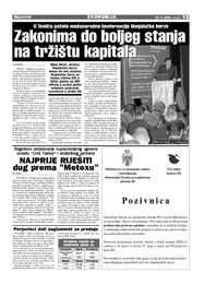 NAJPRIJE RIJEŠITI  dug prema Metexu