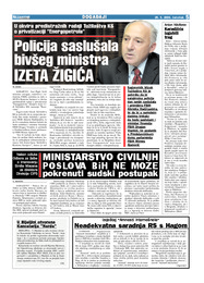 Policija saslušala bivšeg ministra IZETA ŽIGIĆA