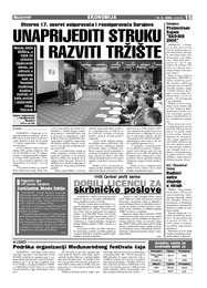 UNAPRIJEDITI STRUKU I RAZVITI TRŽIŠTE