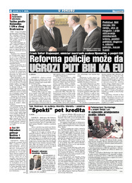 Reforma policije može da ugrozi put BiH ka EU