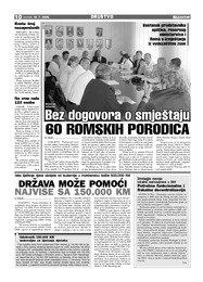 Bez dogovora o smještaju 60 romskih porodica