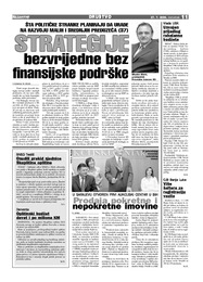 Srategije bezvrijedne bez finansijske podrške