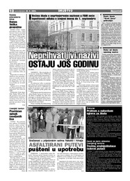 NEPRIHVATLJIVI NAZIVI OSTAJU JOŠ GODINU