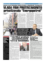 VLADA FBiH PROTIVZAKONITO privatizovala Energopetrol