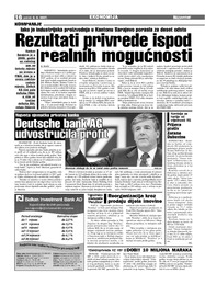 Rezultati privrede ispod realnih mogućnosti