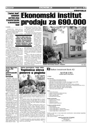 Ekonomski institut prodaju za 690.000