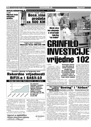 GRINFILD INVESTICIJE vrijedne 102 miliona KM