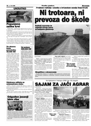 Ni trotoara, ni prevoza do škole