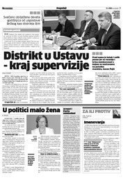 Distrikt u Ustavu - kraj supervizije