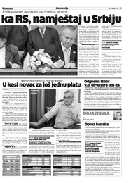 U kasi novac za još jednu platu