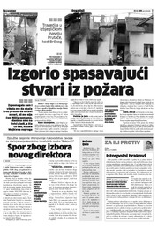 Izgorio spasavajući stvari iz požara