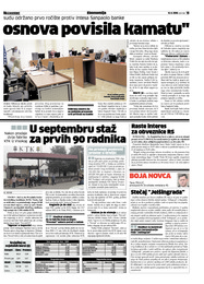 U septembru staž za prvih 90 radnika