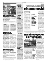 Raskinut ugovor o privatizaciji