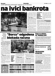 Borcu" odgođena blokada računa