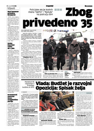 Zbog droge privedeno 35 lica