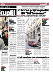 Krivična prijava protiv NO "BH Telecoma"