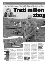 Traži milion maraka zbog groblja