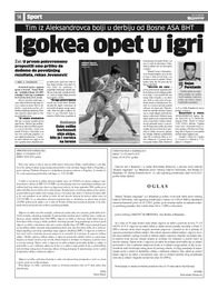 Igokea opet u igri