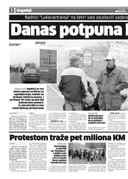 Protestom traže pet miliona KM