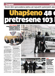 Uhapšeno 48 osoba, pretresene 103 lokacije