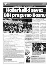 Košarkaški savez BiH progurao Bosnu