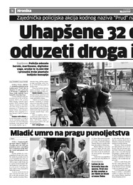 Uhapšene 32 osobe, oduzeti droga i oružje