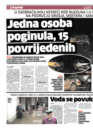 Jedna osoba poginula, 15 povrijeđenih